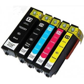 28Ml Compatible para Epson XP530/XP630/XP635/XP83033XLBK