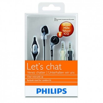 Auriculares Boton Philips LetsChat SHM3100U