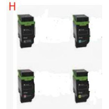 Black compatible para Lexmark CS531/CX532-15.8K
