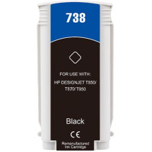 130ML Black Reman HP DesignJet T850,T870,XT870,XT950498N4A