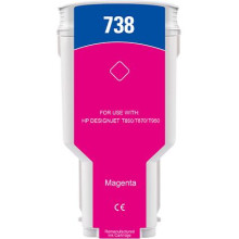 300ML Magenta Reman HP DesignJet T850,T870,XT870,XT950676M7A