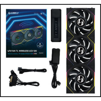 VENTILADOR 120X120 LIAN LI UNIFAN TL-LCD WIRELESS WHITE