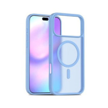 FUNDA QCHARX MATE PREMIUM IPHONE 17 AZUL CLARO