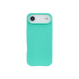 FUNDA QCHARX BIODEGRADABLE IPHONE 17 TURQUESA