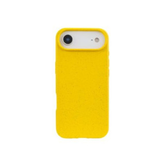 FUNDA QCHARX BIODEGRADABLE IPHONE 17 AMARILLO