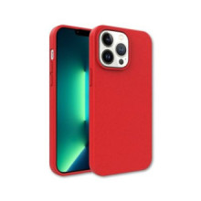 FUNDA QCHARX BIODEGRADABLE IPHONE 17 PRO ROJO