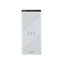 POWERBANK 10000 INDUCCION MAH SAVIO BA-06 BLANCO