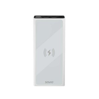 POWERBANK 10000 INDUCCION MAH SAVIO BA-06 BLANCO