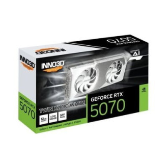 TARJETA GRÁFICA INNO3D RTX 5070 TWIN X2 OC WHITE 12GB