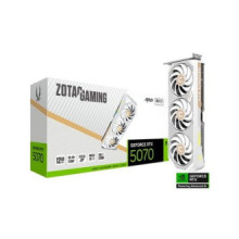 TARJETA GRÁFICA ZOTAC RTX 5070 AMP 12GB GDDR7 WHITE