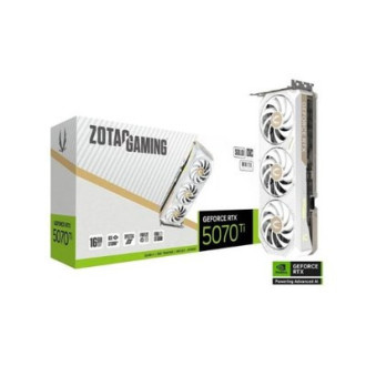 TARJETA GRÁFICA ZOTAC RTX 5070 TI SOLID CORE OC 16GB WHITE